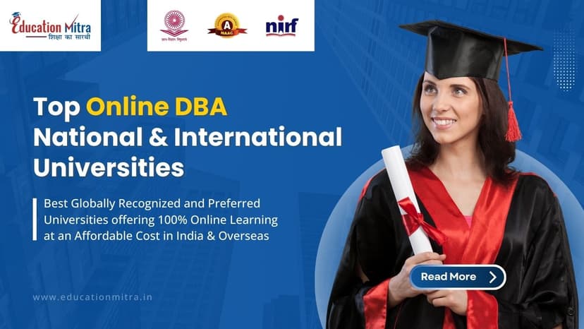 Top Online DBA Colleges in India (Updated 2025 List)