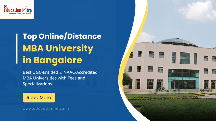 Top Online/Distance MBA Colleges and Universities in Bangalore