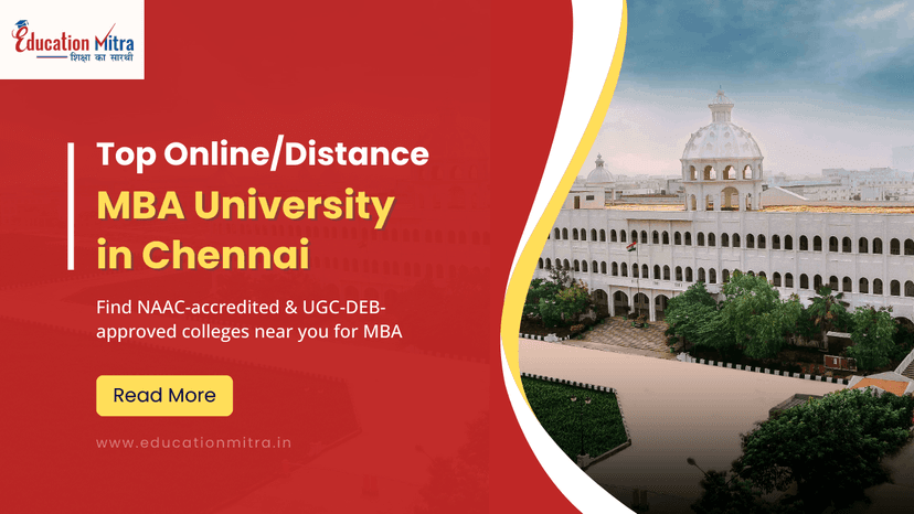Top Online/Distance MBA Colleges and Universities in Chennai