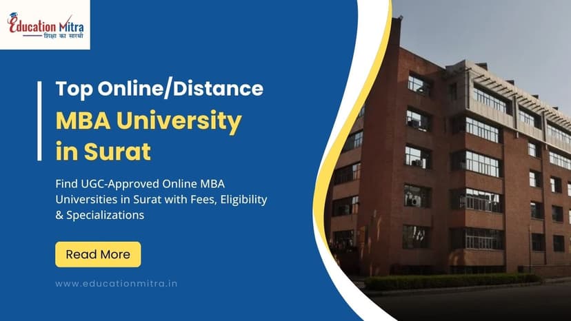Top Online/Distance MBA Colleges and Universities in Surat