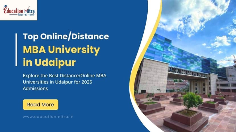 Top Online/Distance MBA Colleges and Universities in Udaipur
