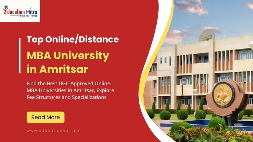 Top Online/Distance MBA Colleges and Universities in Amritsar
