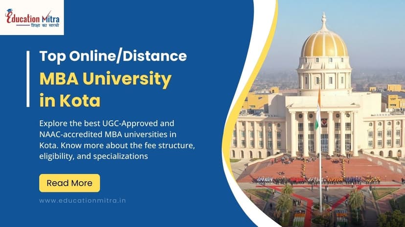 Top Online/Distance MBA Colleges and Universities in Kota