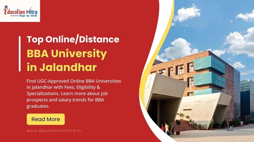 Top Online/Distance BBA Colleges and Universities in Jalandhar