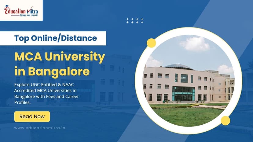 Top Online/Distance MCA Colleges and Universities in Bangalore