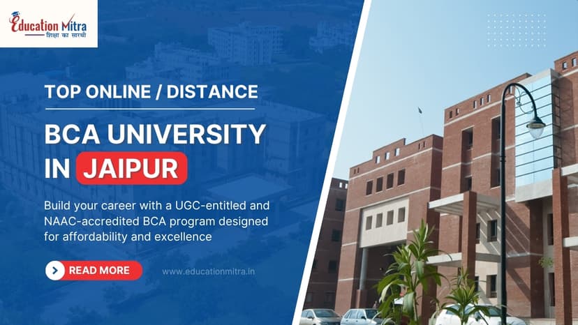 Top Online/Distance BCA Colleges and Universities in Jaipur