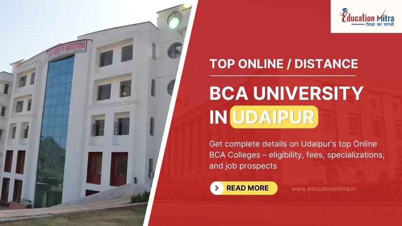 Top Online/Distance BCA Colleges and Universities in Udaipur