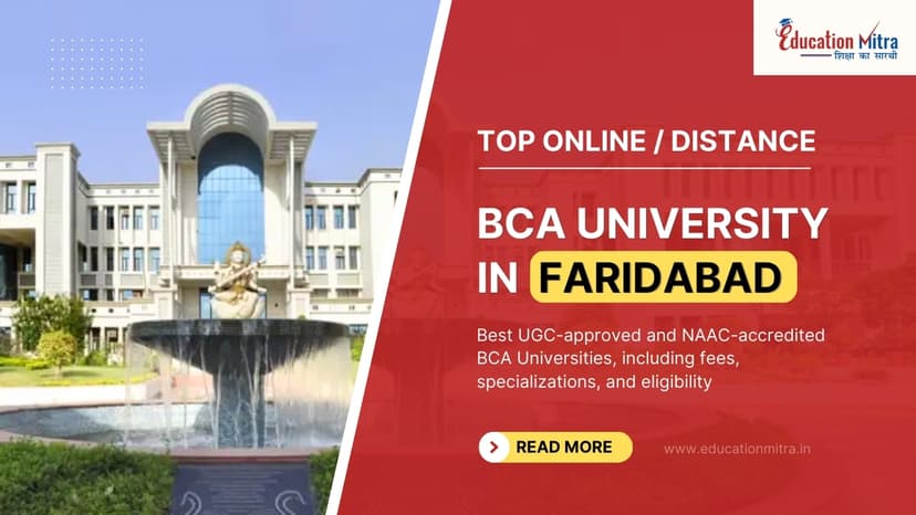 Top Online/Distance BCA Colleges and Universities in Faridabad