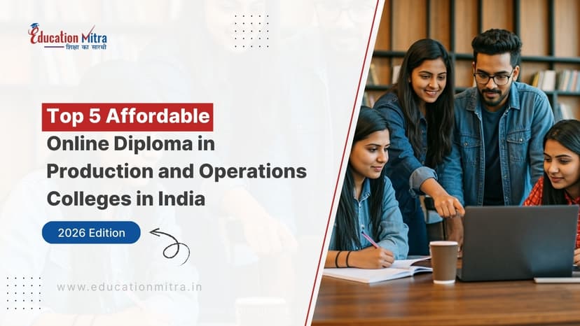 Top 5 Affordable Online Diploma in Production and Operations Colleges in India: 2026 Edition