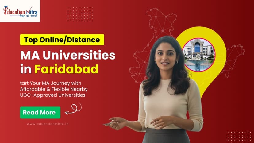 Top Online/Distance MA University in Faridabad