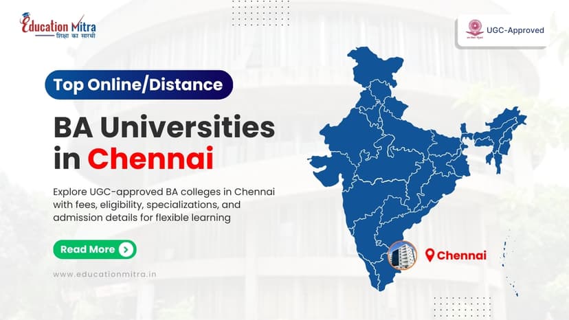 Top Online/Distance BA Colleges and Universities in Chennai