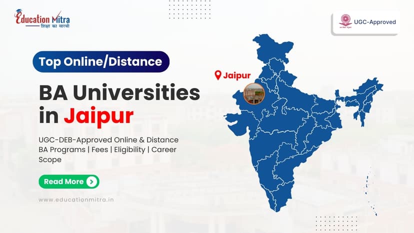 Top Online/Distance BA Colleges and Universities in Jaipur