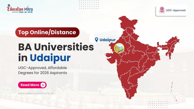 Top Online/Distance BA Colleges and Universities in Udaipur