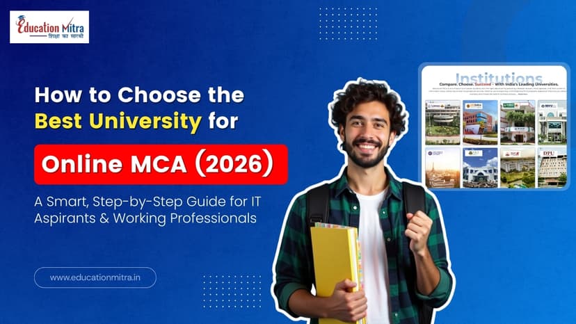 How to Choose the Best University for an Online MCA Program in 2026?