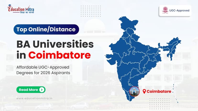 Top Online/Distance BA Colleges and Universities in Coimbatore