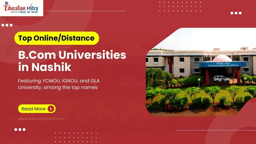 Top Online/Distance B.COM Colleges and Universities in Nashik