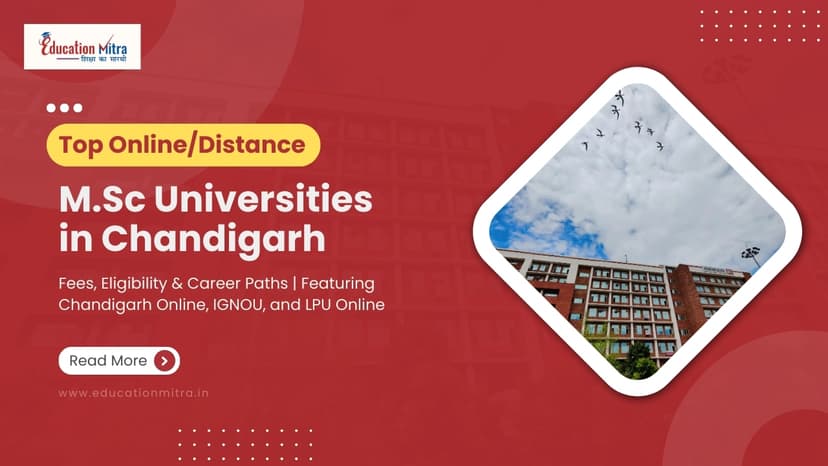 Online M.Sc Colleges/Universities in Chandigarh