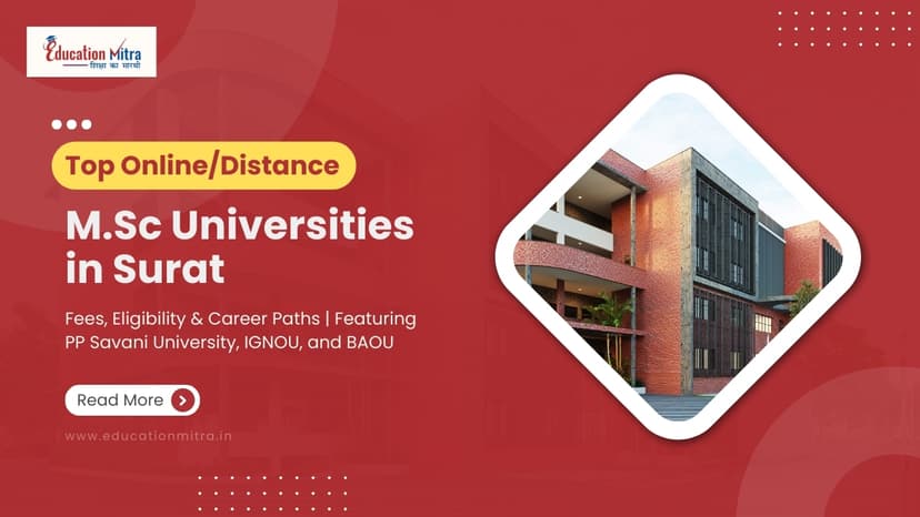 Online M.Sc Colleges/Universities in Surat
