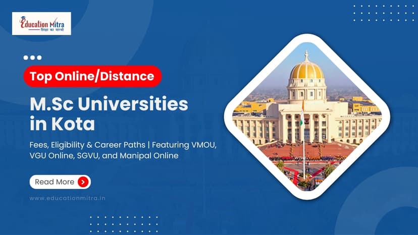 Online M.Sc Colleges/Universities in Kota