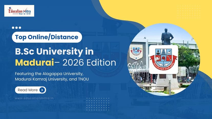 Top Online/Distance BSC Colleges and Universities in Madurai
