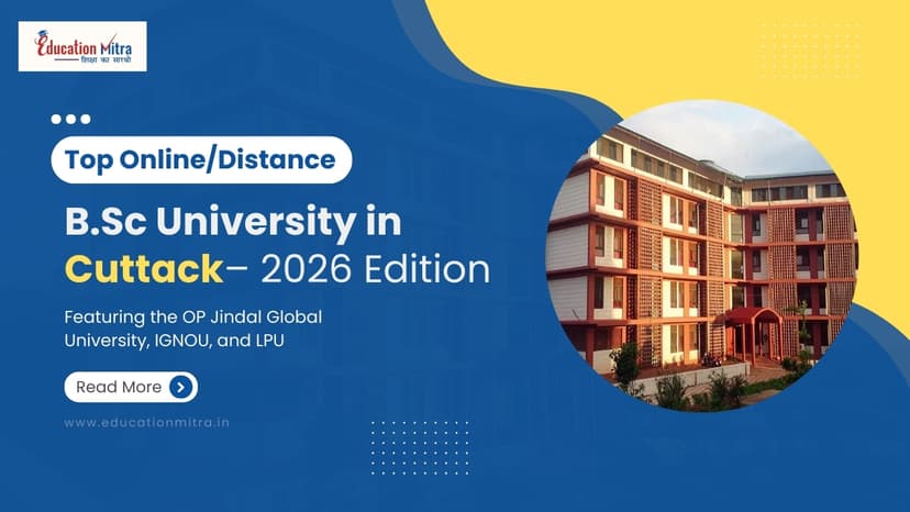 Top Online/Distance BSC Colleges and Universities in Cuttack