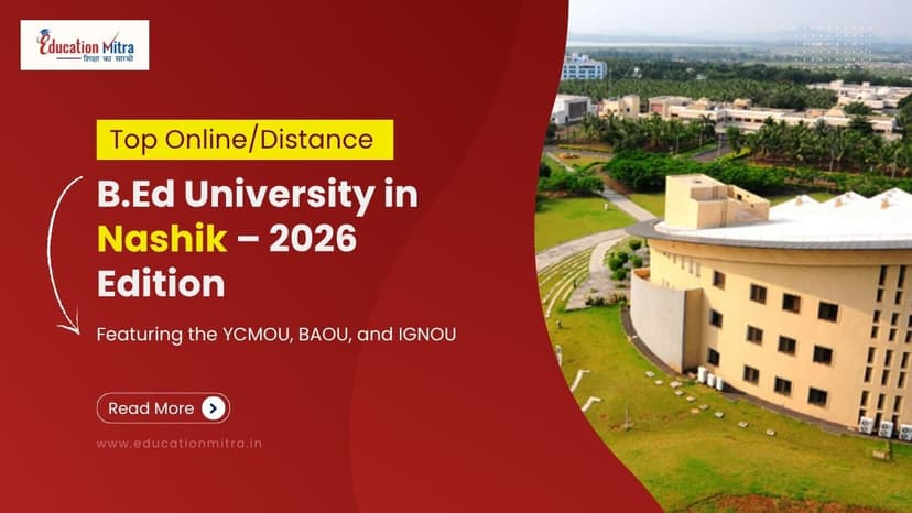 Top Online/Distance B.Ed Colleges and Universities in Nashik