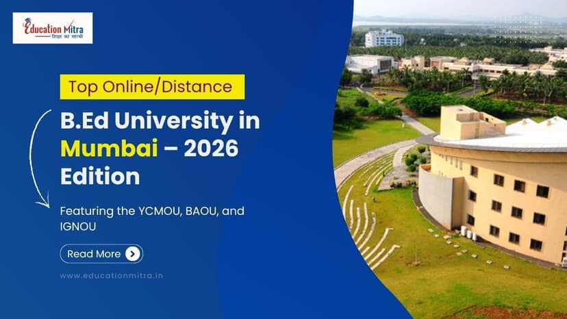 Top Online/Distance B.Ed Colleges and Universities in Mumbai