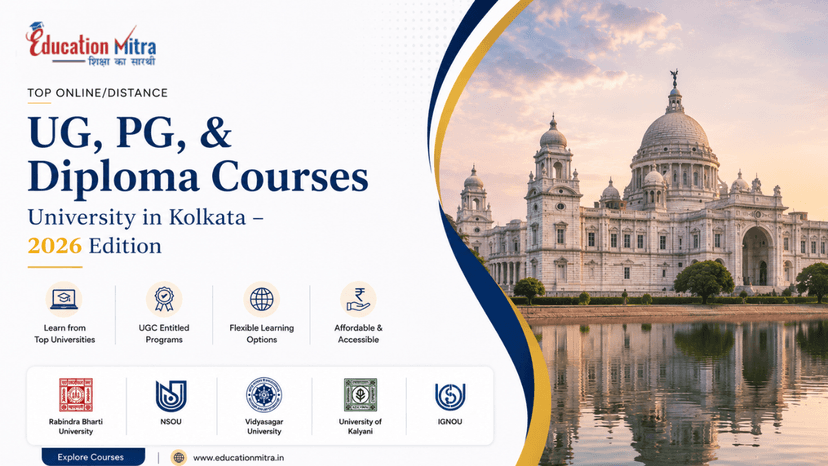 Top ODL & Online University in Kolkata for UG, PG & Diploma Courses