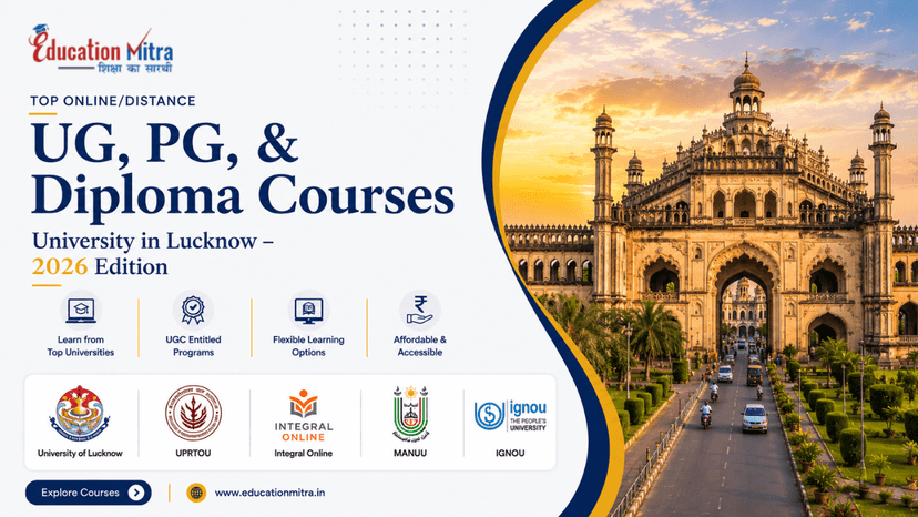 Top ODL & Online University in Lucknow for UG, PG & Diploma Courses