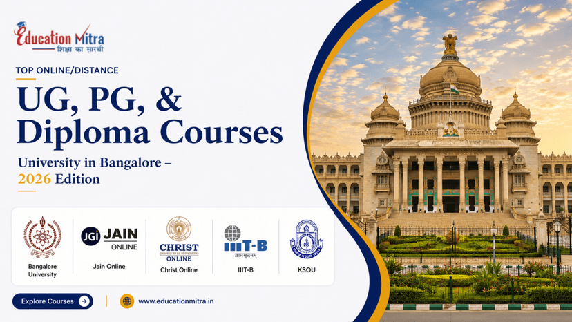 Top ODL & Online University in Bangalore for UG, PG & Diploma Courses