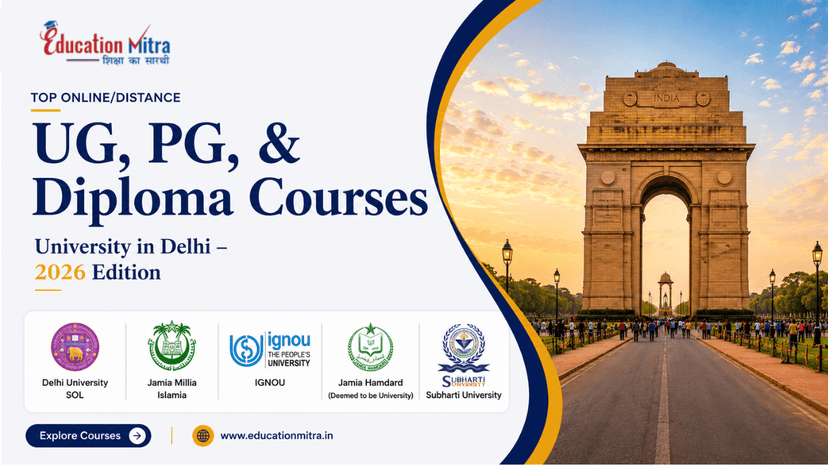 Top ODL & Online University in Delhi for UG, PG & Diploma Courses