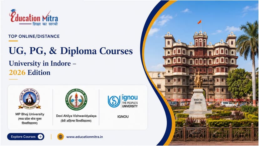 Top ODL & Online University in Indore for UG, PG & Diploma Courses
