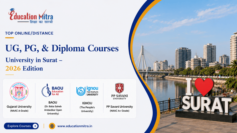 Top ODL & Online University in Surat for UG, PG & Diploma Courses