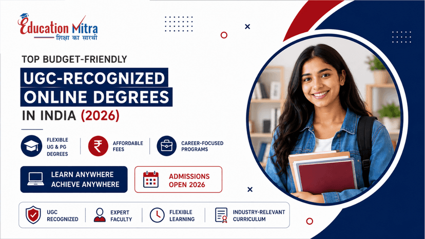 Top Budget-Friendly UGC-Recognized Online Degrees in India: Beneficial for Working Professionals & Remote Learners